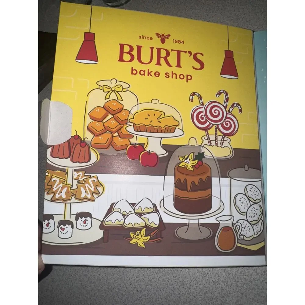 Burt’s Bees Bake Shop 6 Lip Balms Sugar Peppermint Vanilla Carmel Maple (NEW)